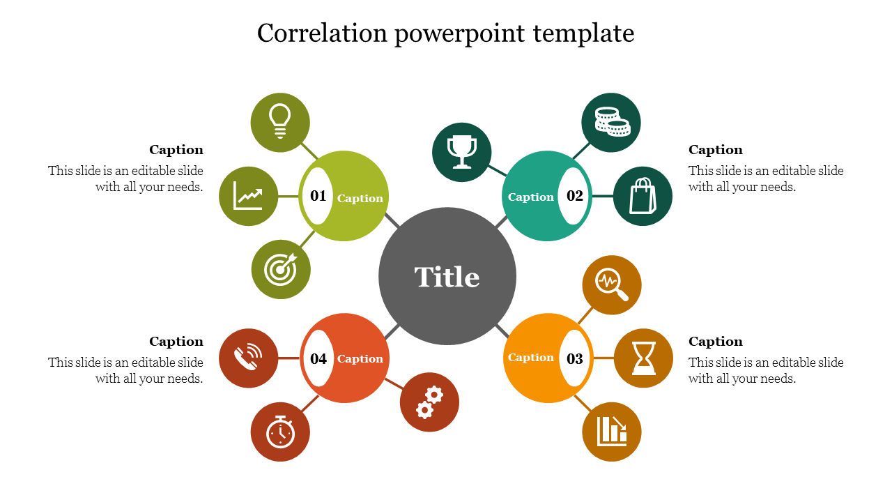 Correlation powerpoint template